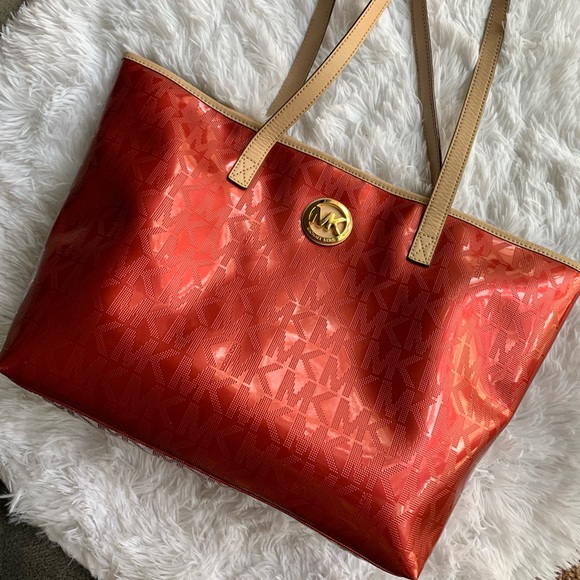 Michael Kors Handbags - Red Michael Kors Tote